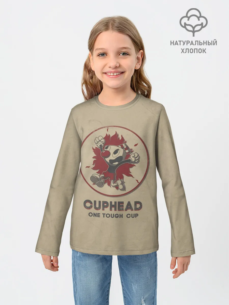 Детский лонгслив / Cuphead