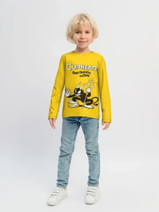 Детский лонгслив / Cuphead