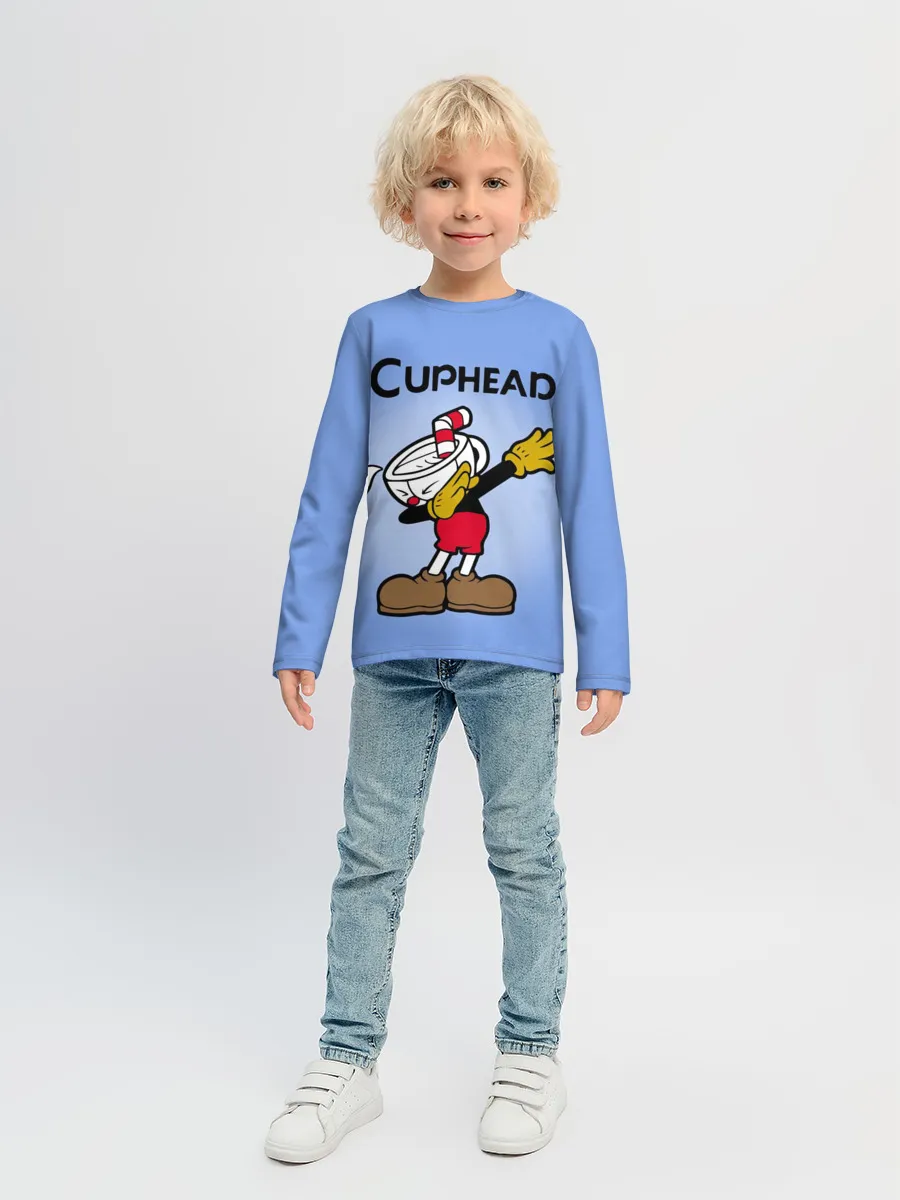 Детский лонгслив / Cuphead