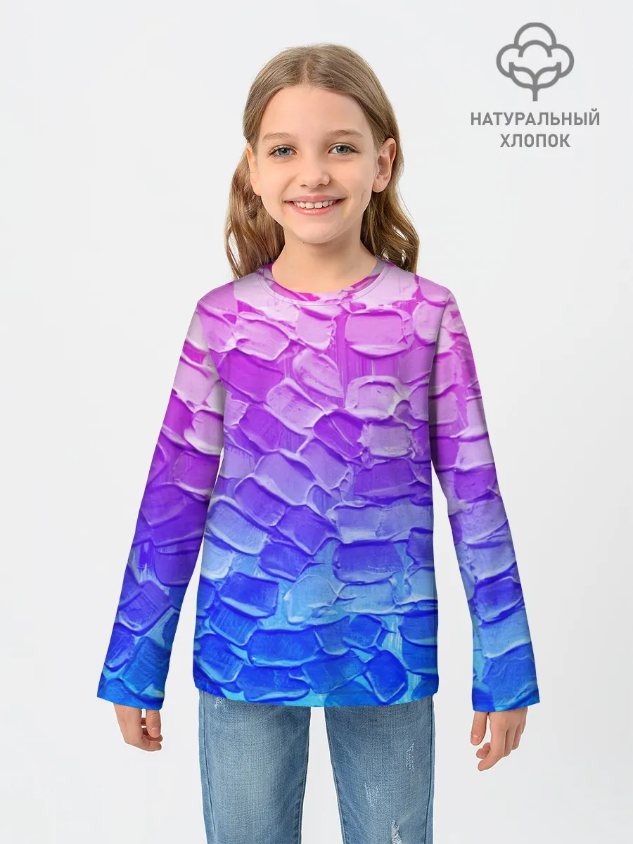 Детский лонгслив / Необычные краски