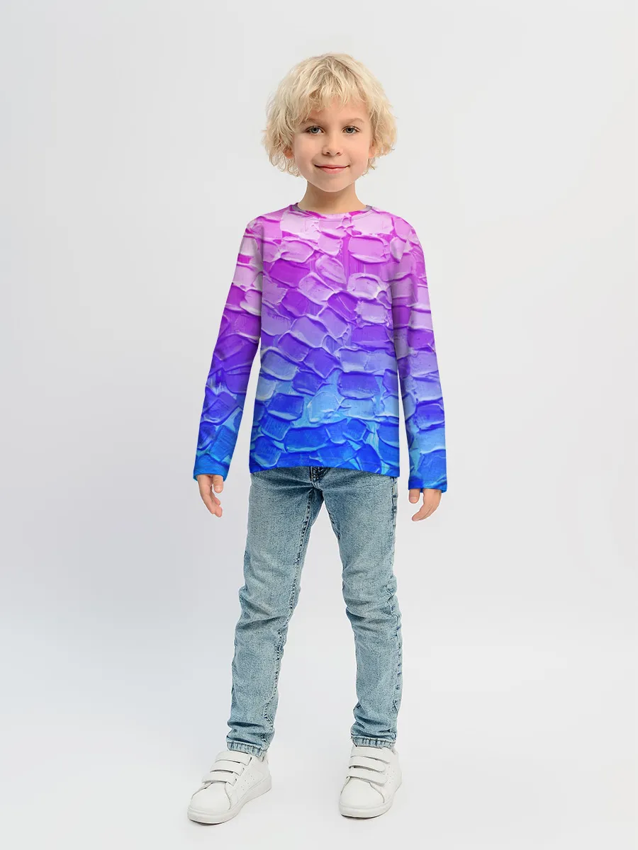 Детский лонгслив / Необычные краски