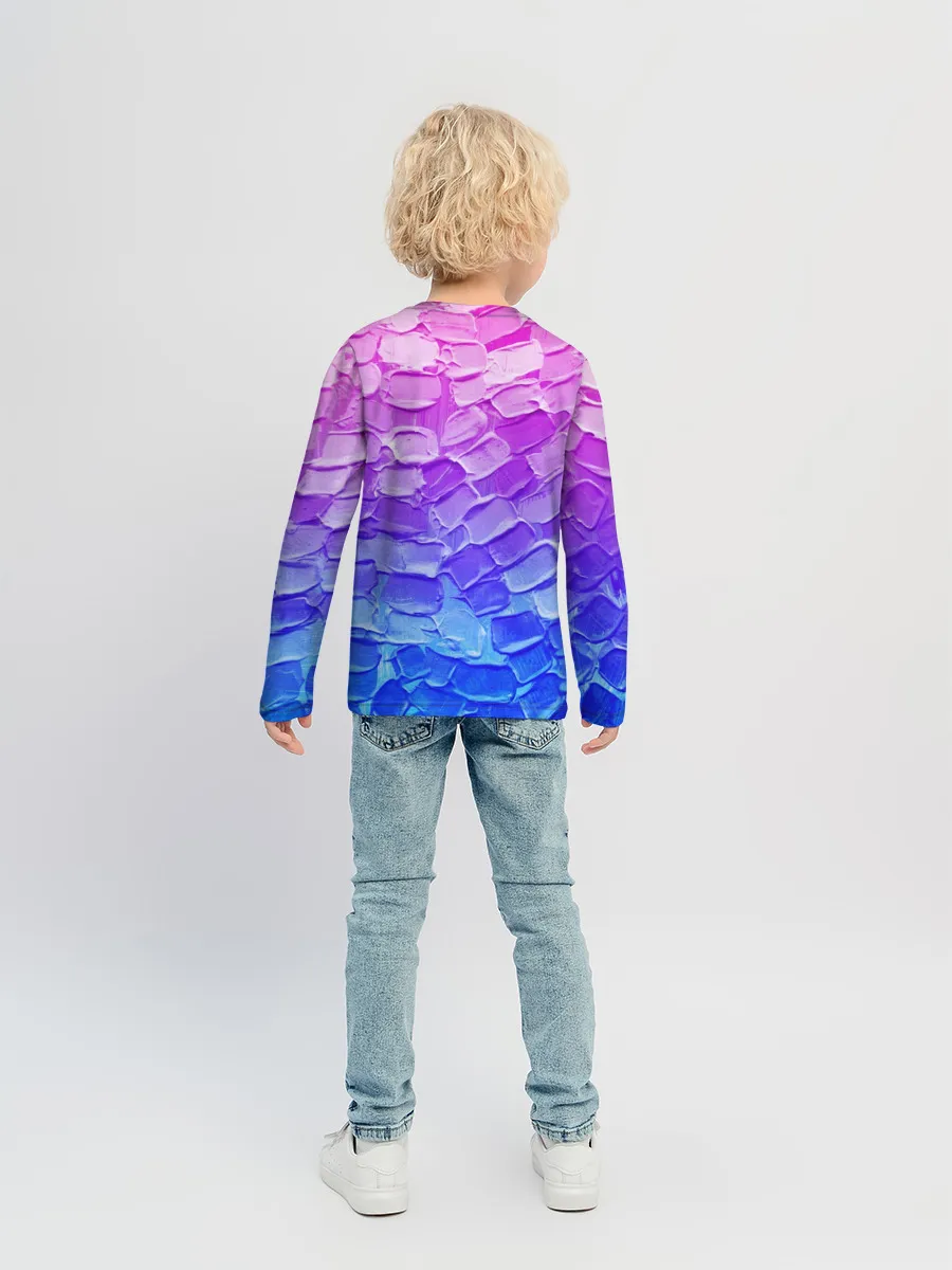 Детский лонгслив / Необычные краски