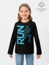 Детский лонгслив / RUN