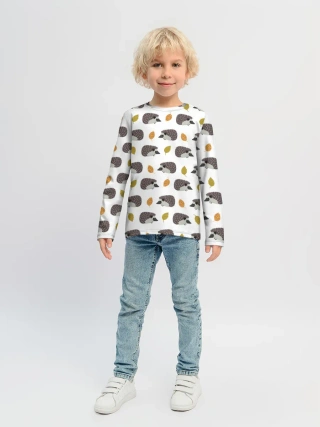 Детский лонгслив / чего такой колючий?