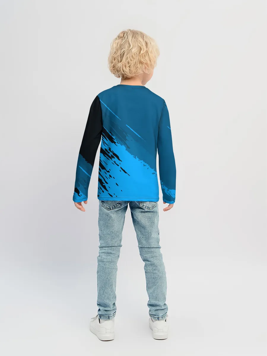 Детский лонгслив / FC Juventus abstract style