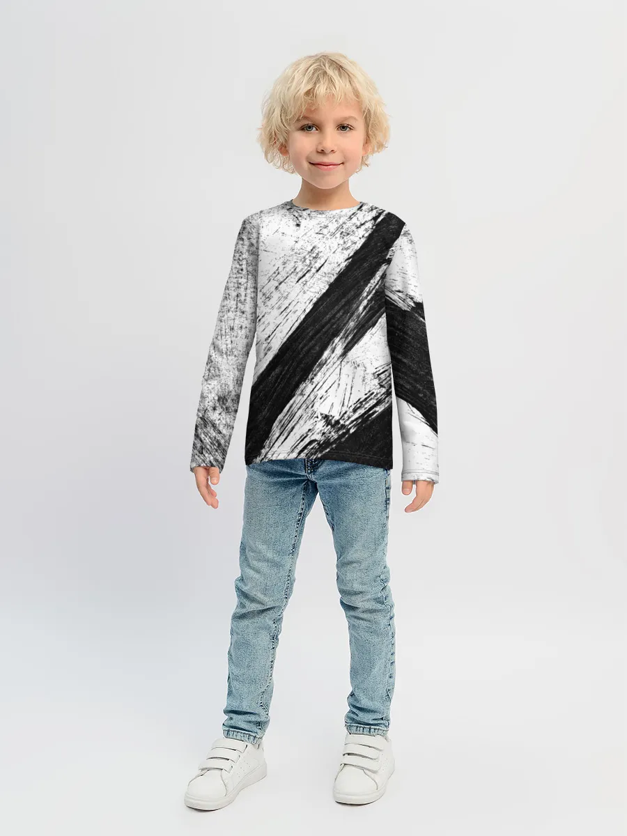 Детский лонгслив / просто краски