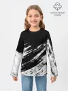 Детский лонгслив / abstraction black&white