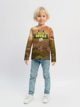 Детский лонгслив / Fortnite Battle Royale