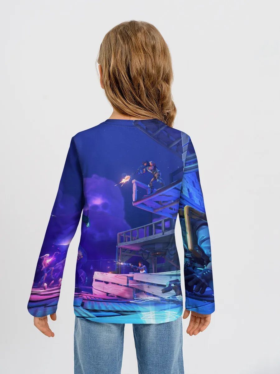 Детский лонгслив / Fortnite