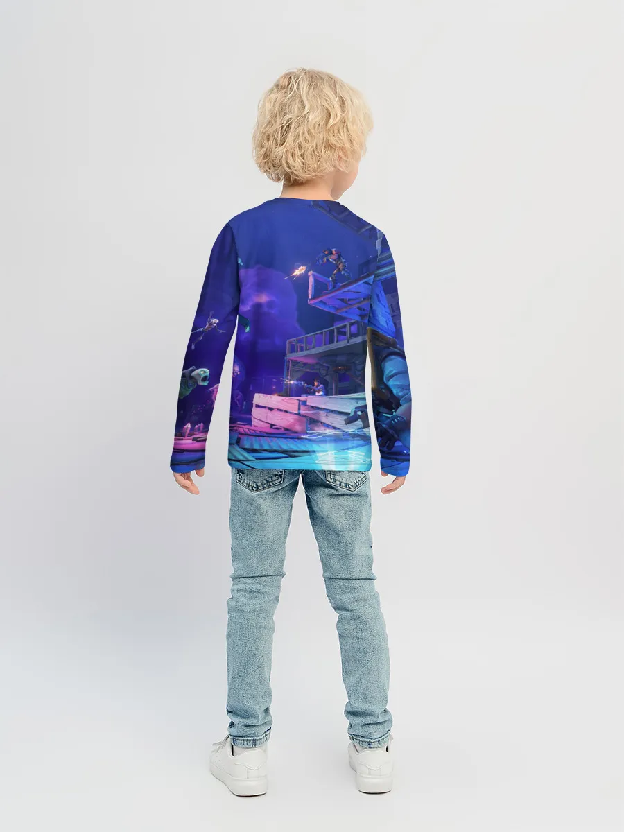 Детский лонгслив / Fortnite