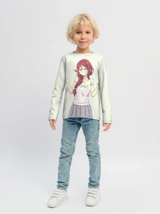 Детский лонгслив / Ня