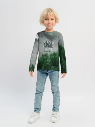 Детский лонгслив / Сибирь