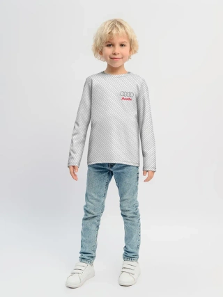 Детский лонгслив / AUDI CARBON