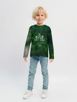 Детский лонгслив / Сибирь