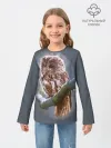 Детский лонгслив / Сова