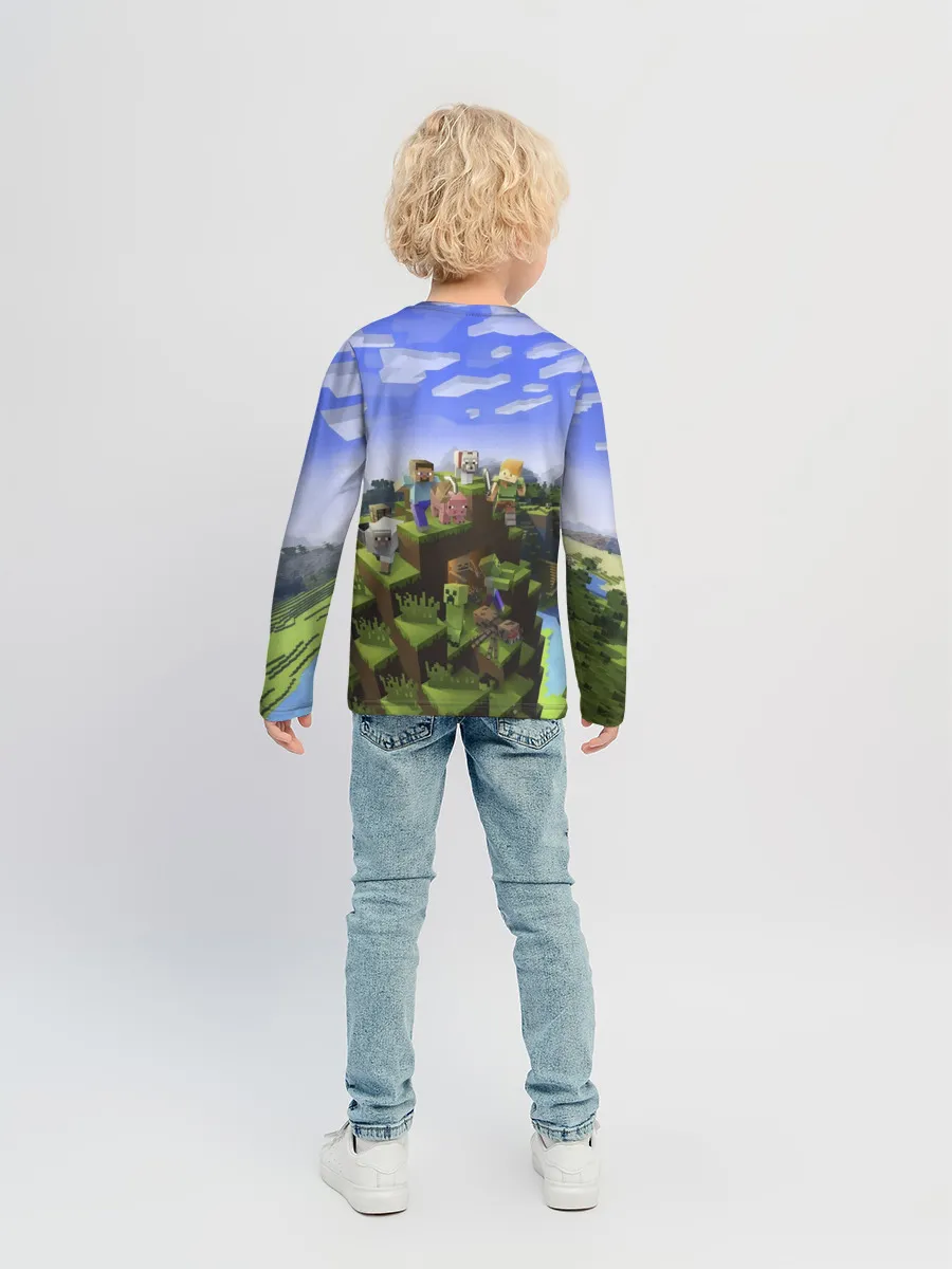 Детский лонгслив / Слава - Minecraft