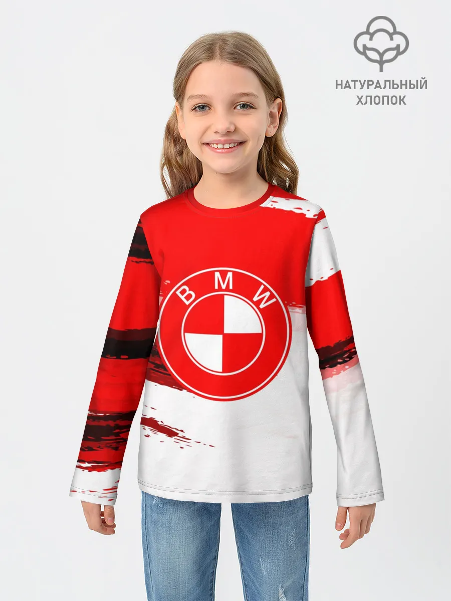 Детский лонгслив / bmw uniform