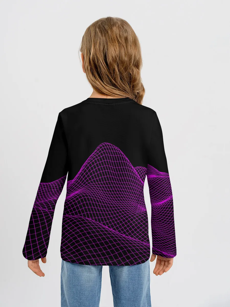 Детский лонгслив / twenty one pilots neon music