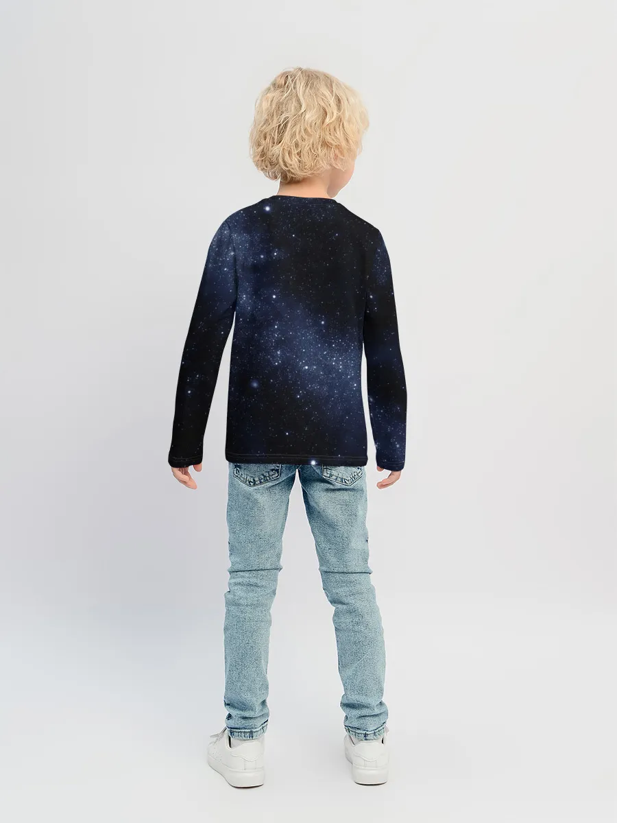 Детский лонгслив / Звёздное небо