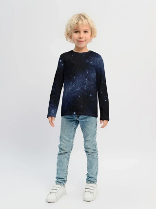 Детский лонгслив / Звёздное небо