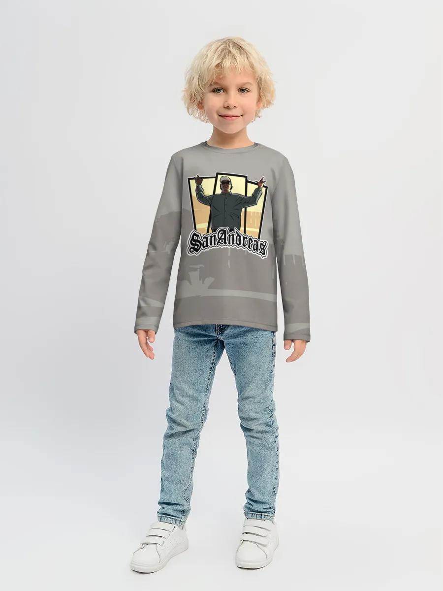 Детский лонгслив / GTA SA - Райдер v2