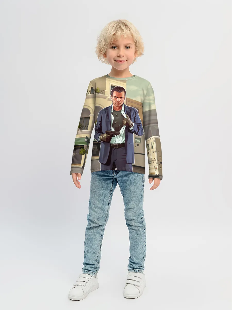 Детский лонгслив / GTA V - Майкл