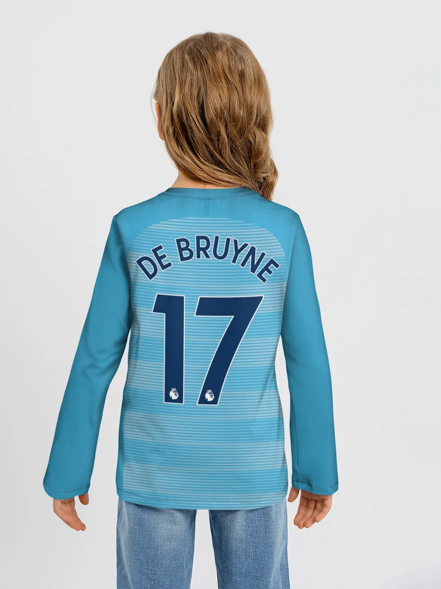 Детский лонгслив / Де Брюйне Форма Домашняя 18/19