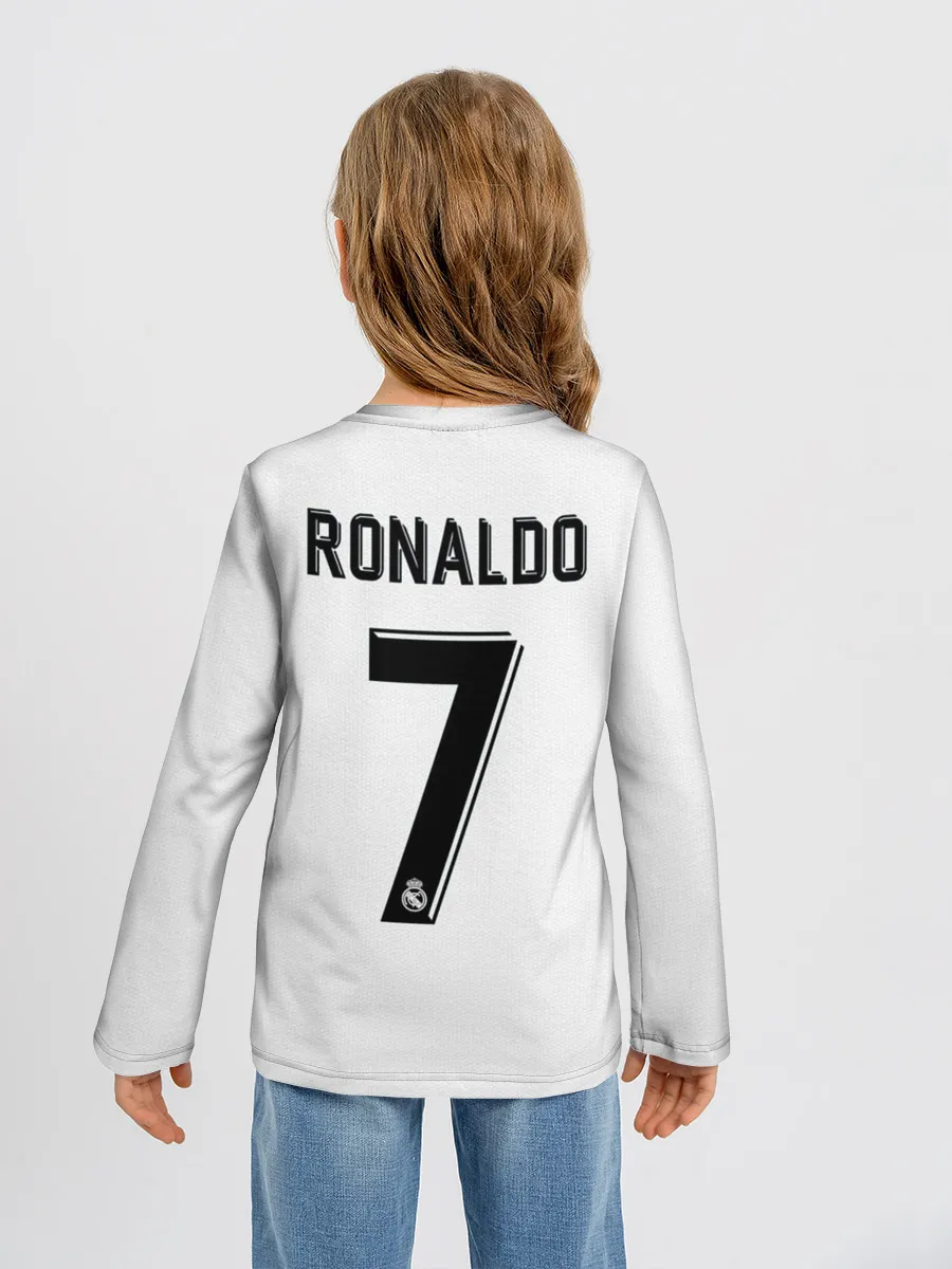 Детский лонгслив / Криштиану Роналду Форма 18/19