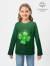 Детский лонгслив / Клевер удачи