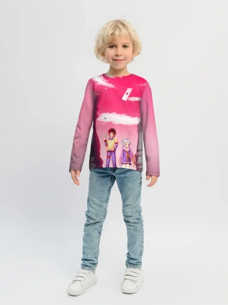 Детский лонгслив / Шахматы аниме