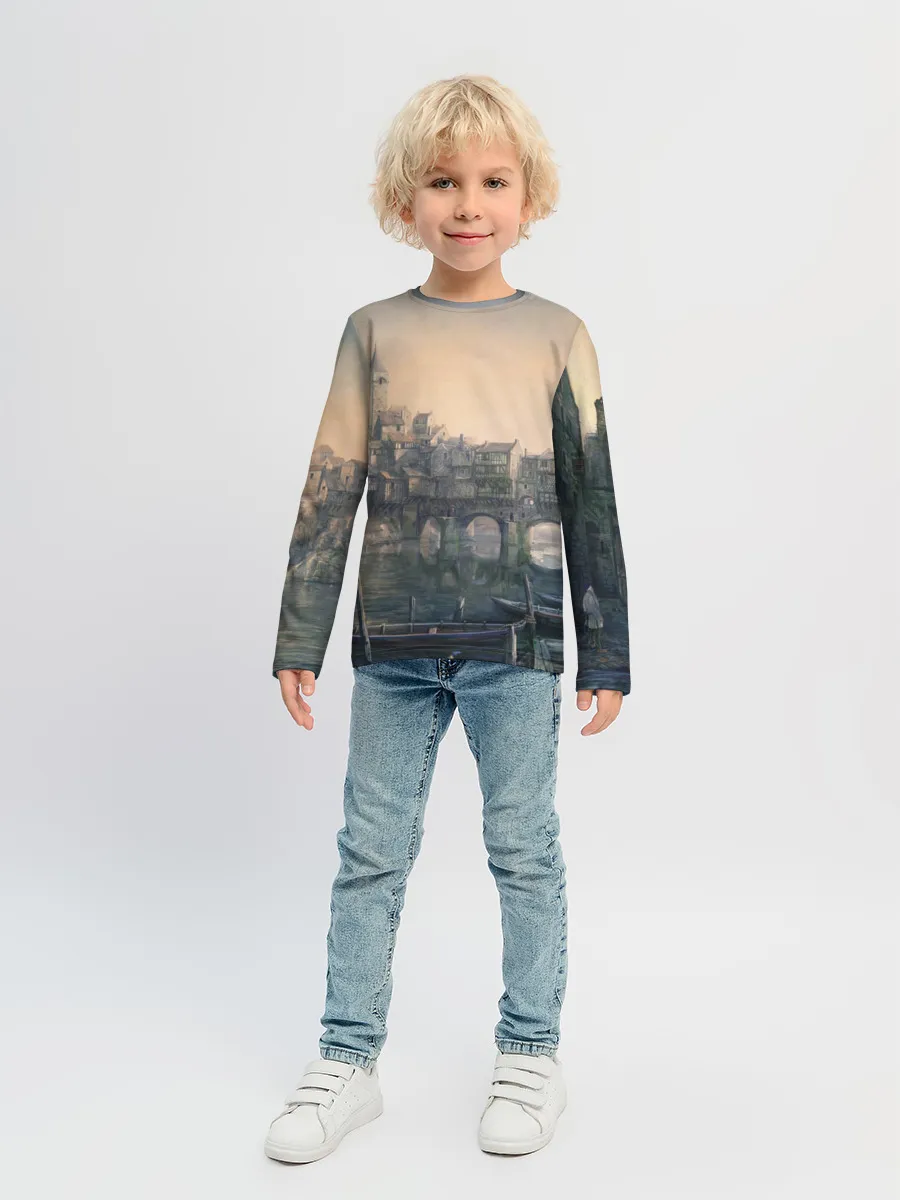 Детский лонгслив / The Witcher 3: Wild Hunt