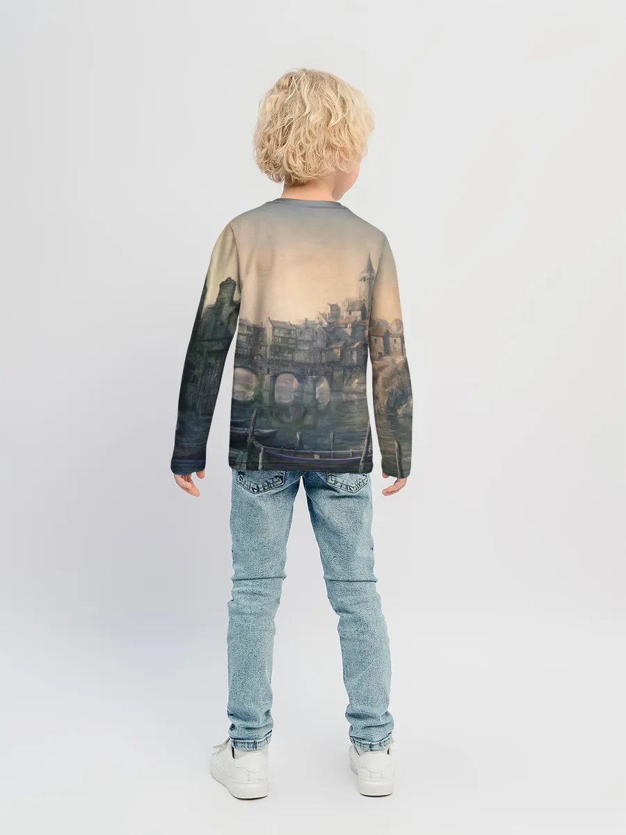 Детский лонгслив / The Witcher 3: Wild Hunt