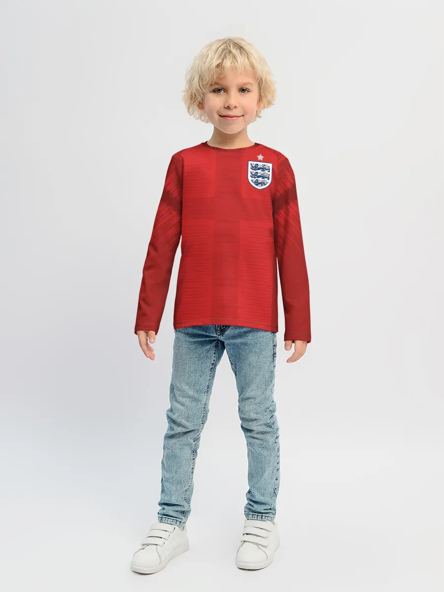 Детский лонгслив / England away WC 2018