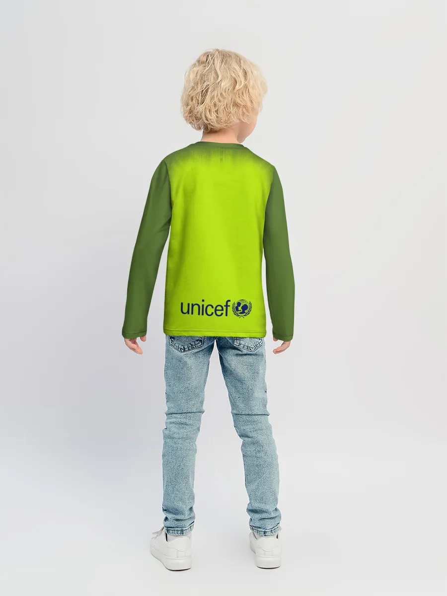 Детский лонгслив / Барселона Форма Гостевая 18/19