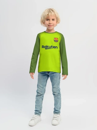 Детский лонгслив / Барселона Форма Гостевая 18/19
