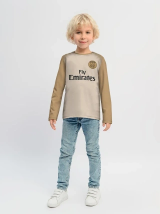 Детский лонгслив / PSG Форма Новая Away 18/19