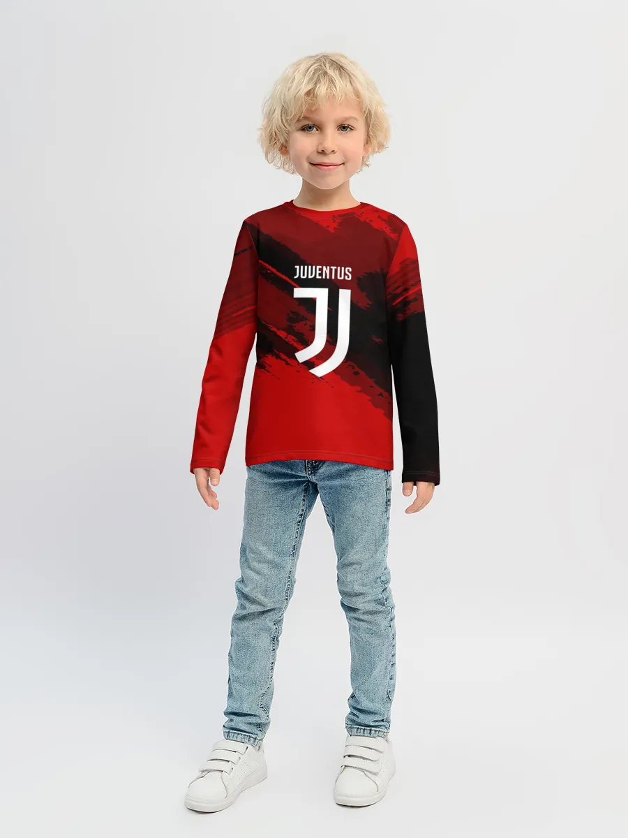 Детский лонгслив / JUVENTUS SPORT RED