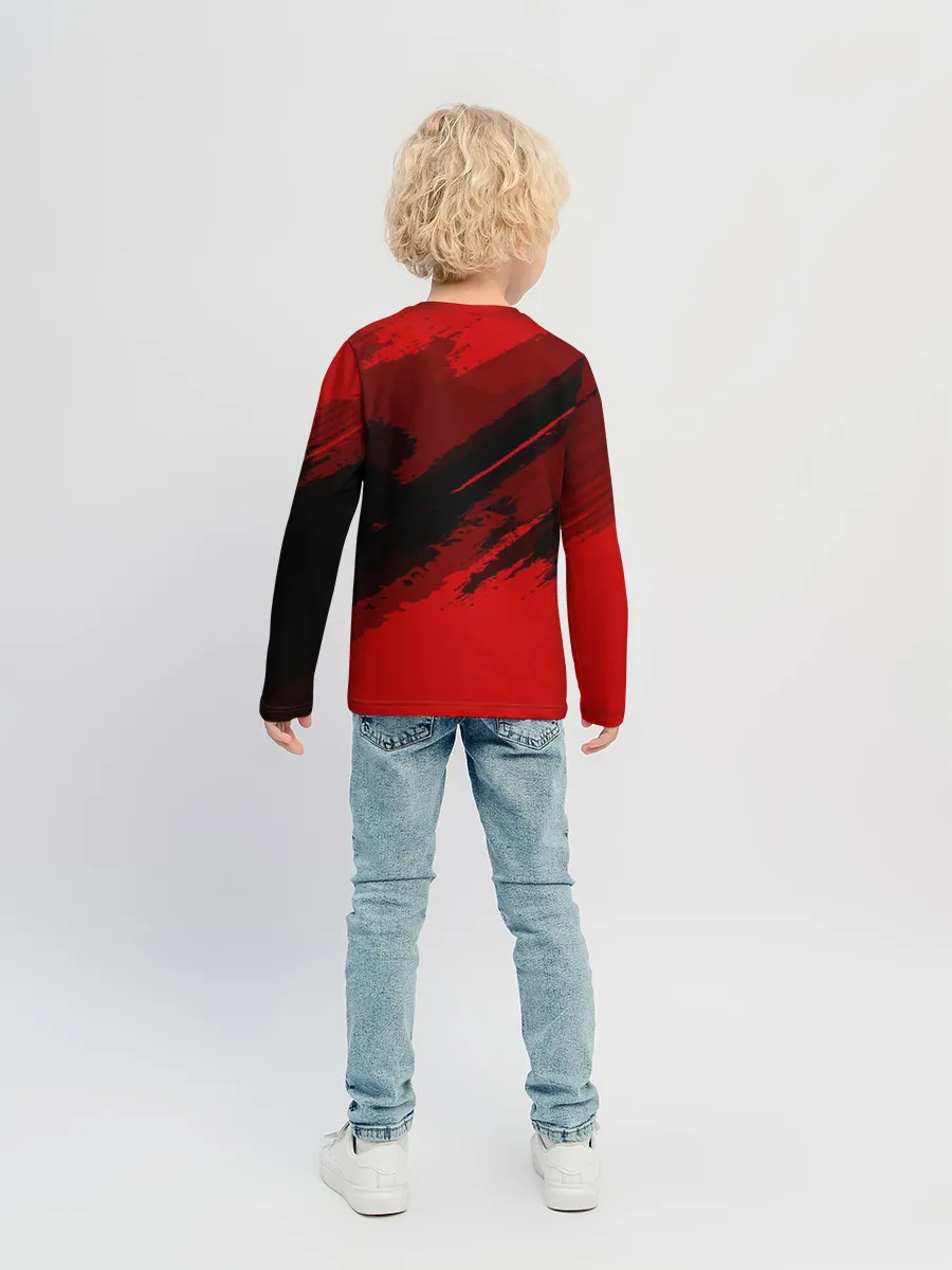Детский лонгслив / JUVENTUS SPORT RED