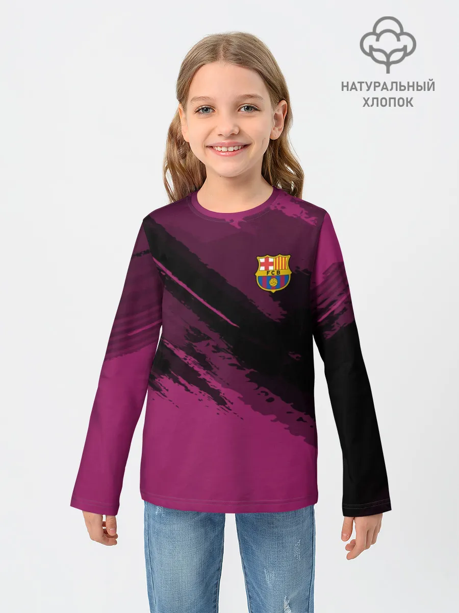 Детский лонгслив / Barcelona sport