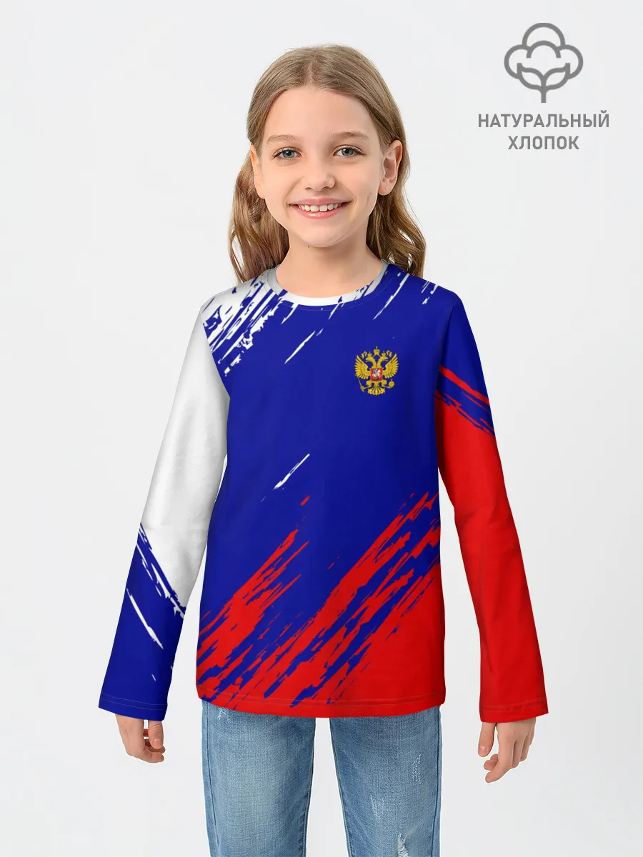 Детский лонгслив / RUSSIA SPORT / РОССИЯ СПОРТ