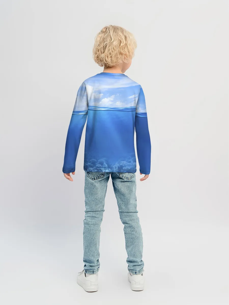 Детский лонгслив / Дайвинг