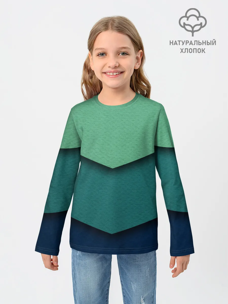 Детский лонгслив / Текстура бумаги