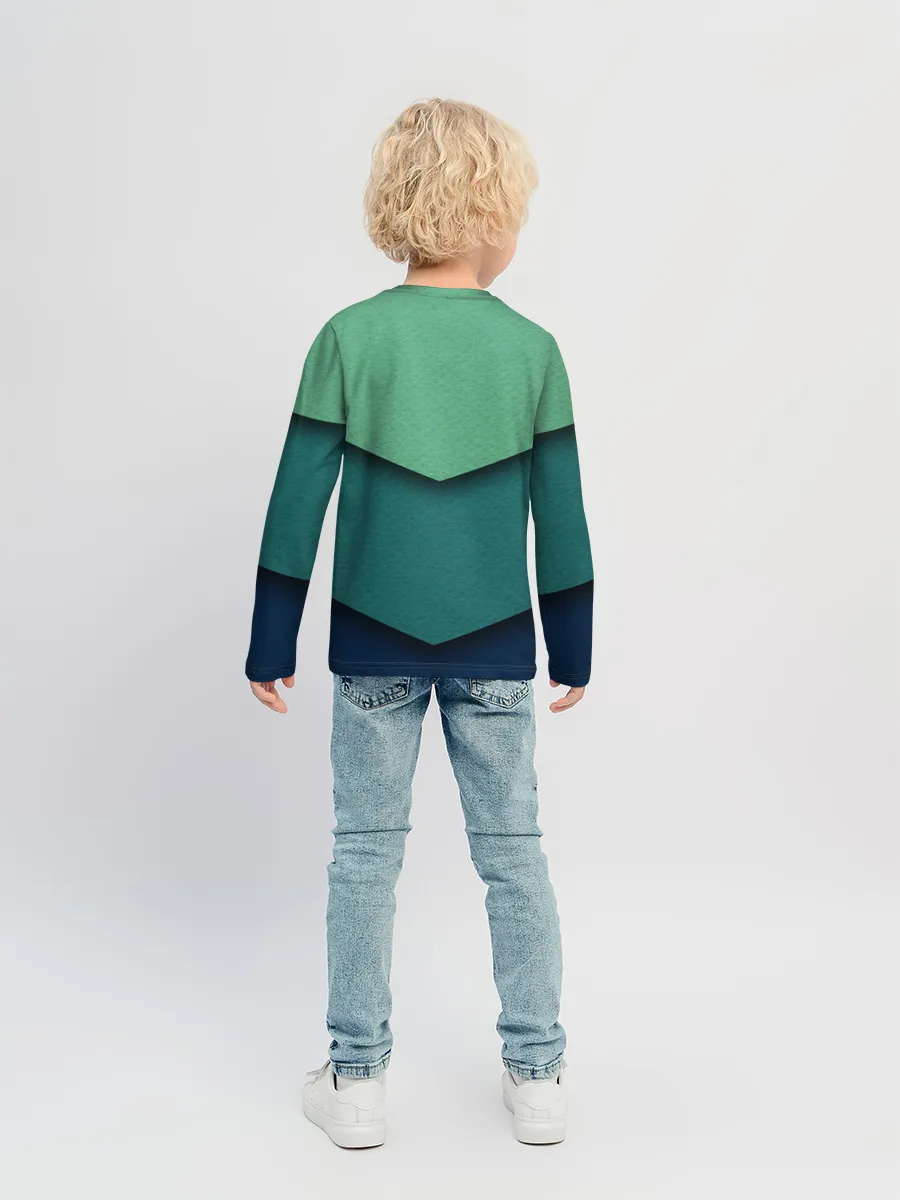 Детский лонгслив / Текстура бумаги