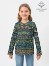 Детский лонгслив / Этнический узор