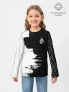 Детский лонгслив / Real Madrid uniform black 2018