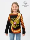 Детский лонгслив / Герб РФ collection line