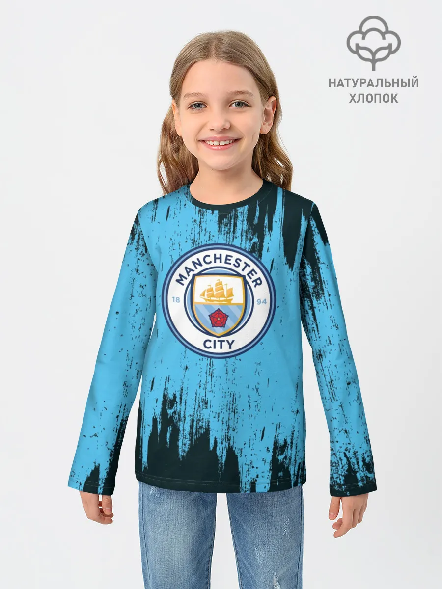 Детский лонгслив / Манчестер Сити
