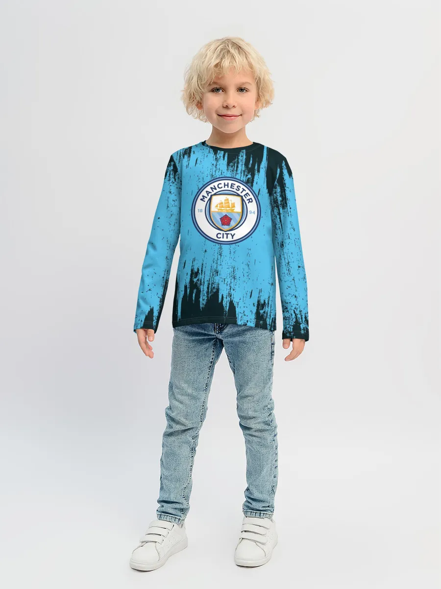 Детский лонгслив / Манчестер Сити
