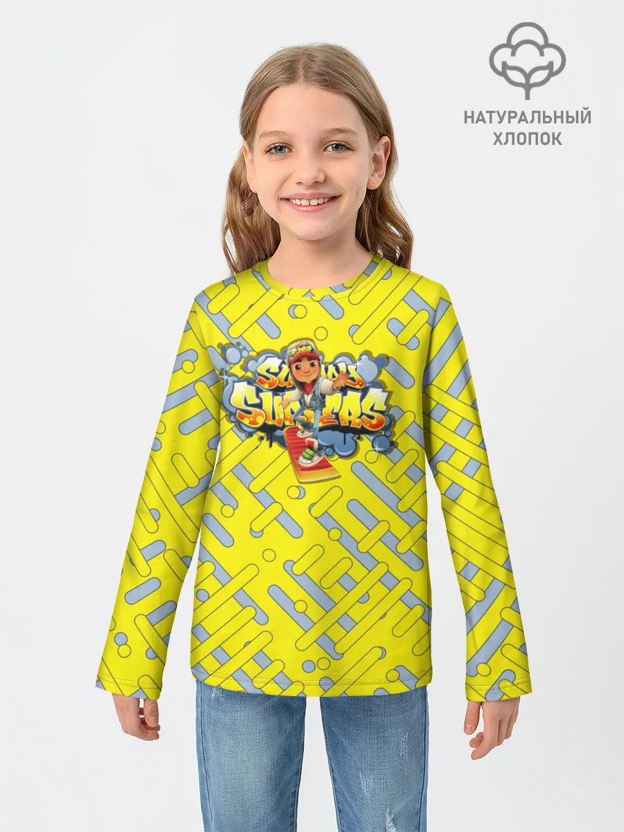 Детский лонгслив / Subway Surfers