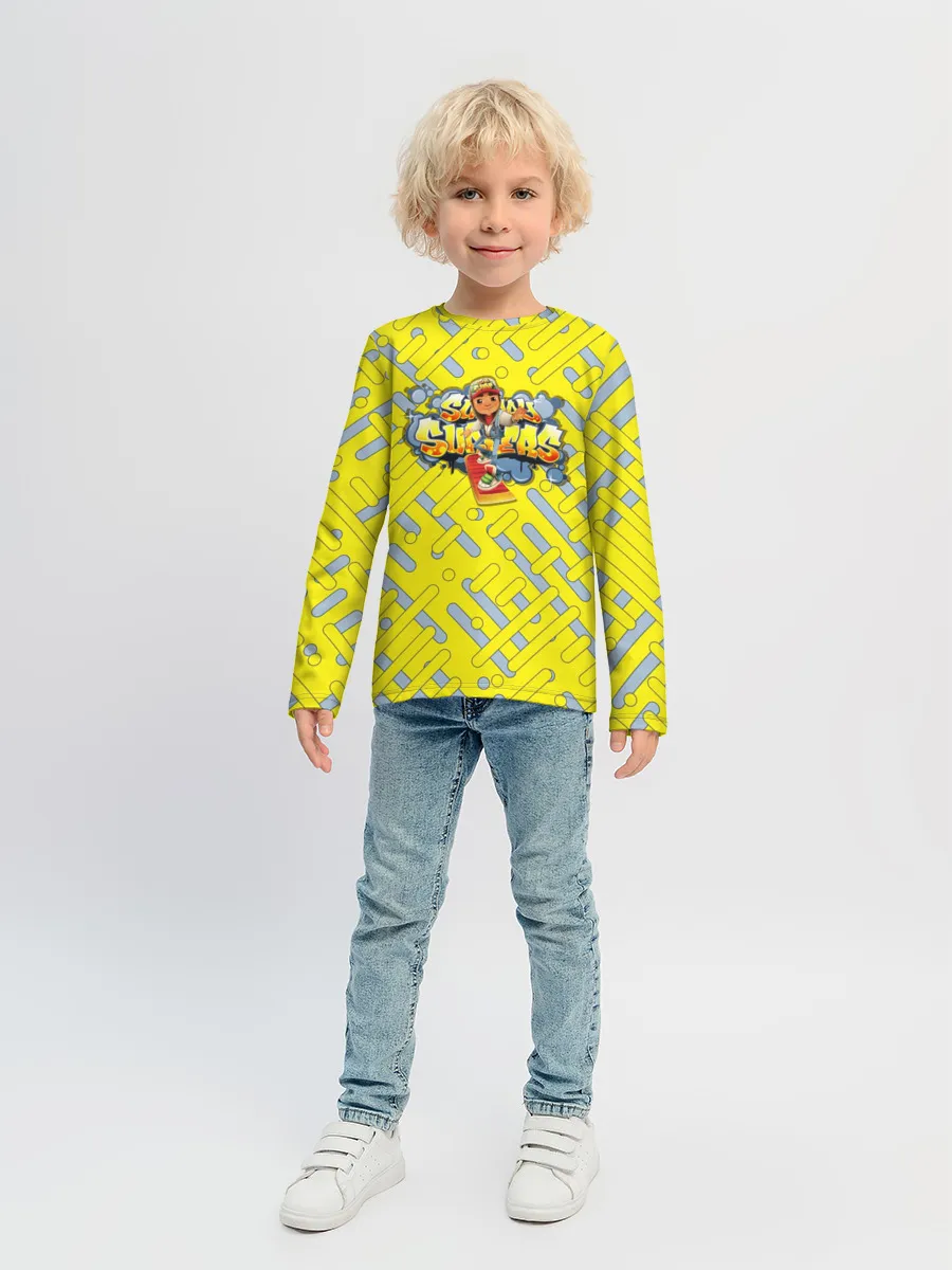 Детский лонгслив / Subway Surfers